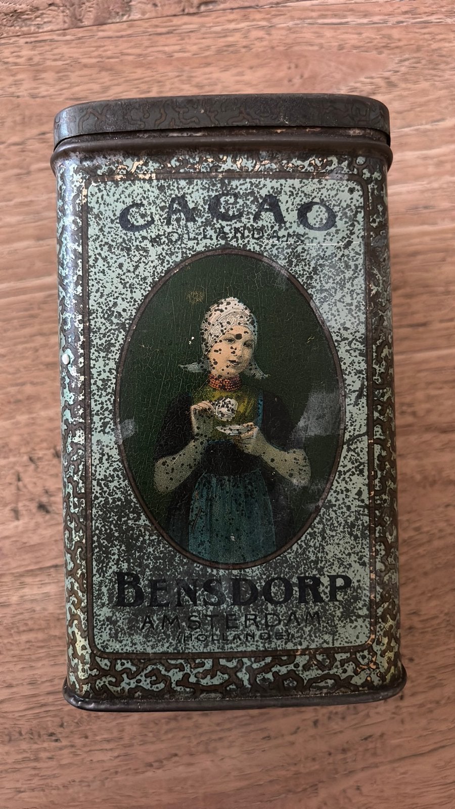 Bensdorp cacau blik, Verzamelen, Blikken, Ophalen of Verzenden, Zo goed als nieuw, Overige