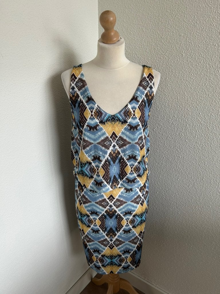 TaiFun maat L classy jurk 2084, TaiFun, TaiFun, TaiFun, Blauw
