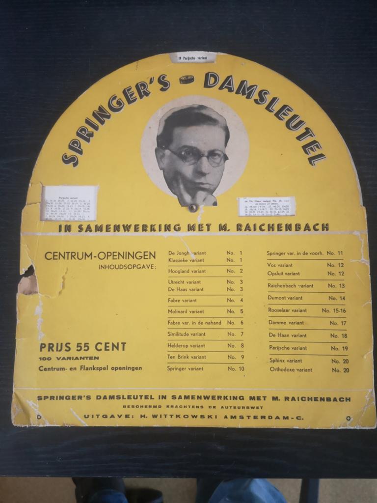 Springer's Damsleutel draaischijf, Ophalen of Verzenden, Gelezen, Denksport