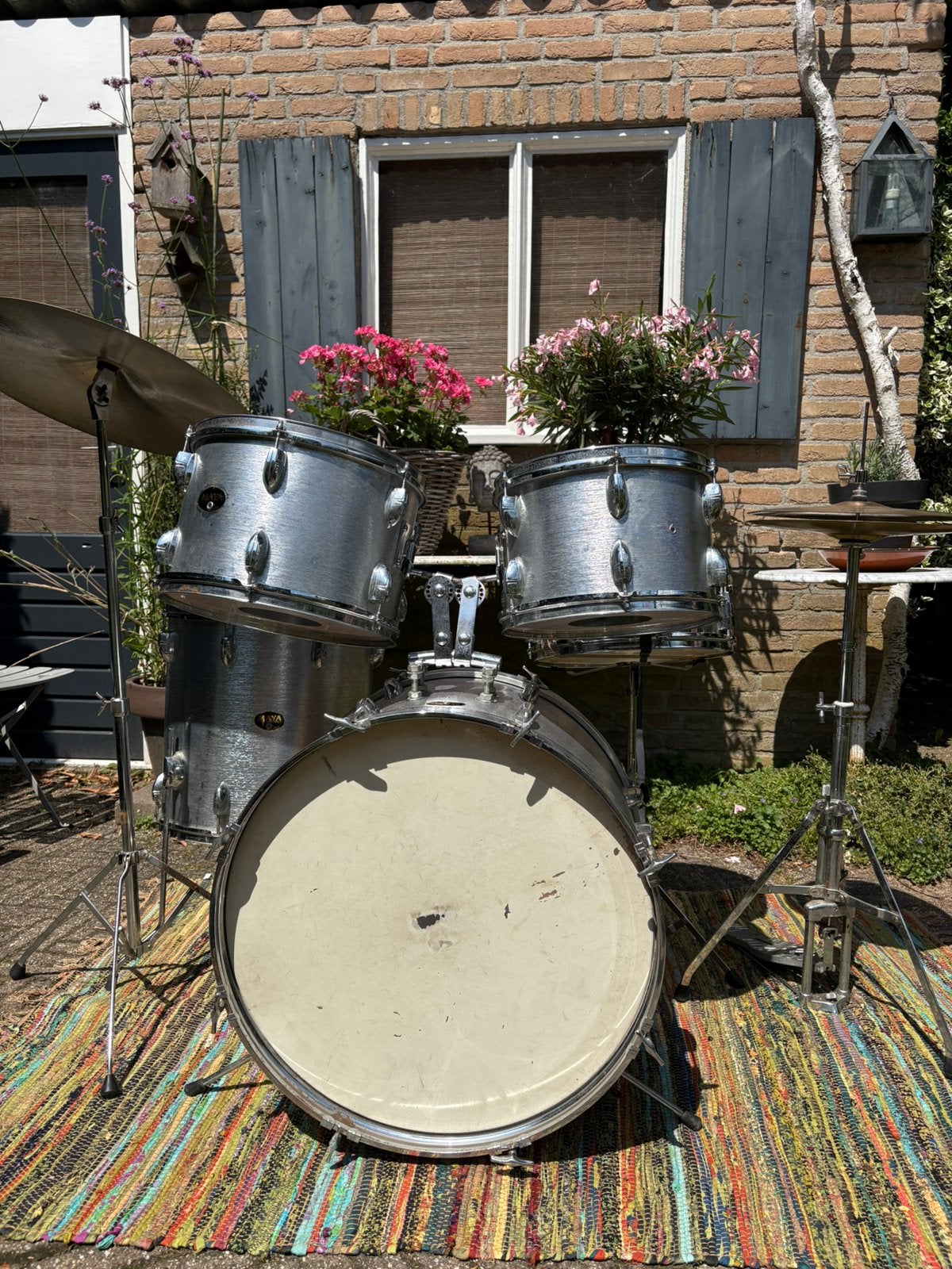 Maya drumstel jaren 70, Muziek en Instrumenten, Ophalen, Gebruikt, Overige merken