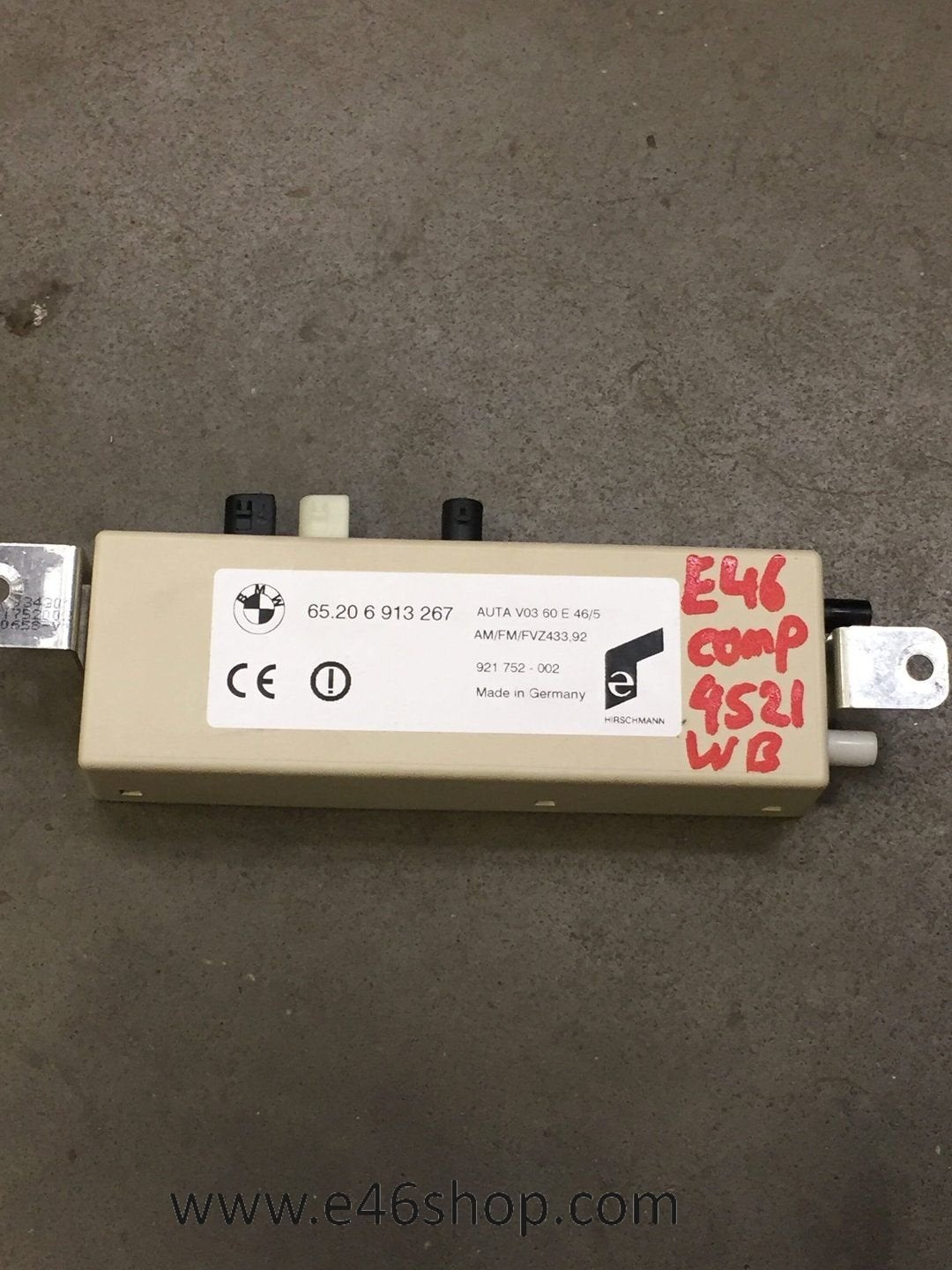 Antenne BMW E46 Compact in achterklep oe 6913267, Gebruikt, -, -, Ophalen of Verzenden