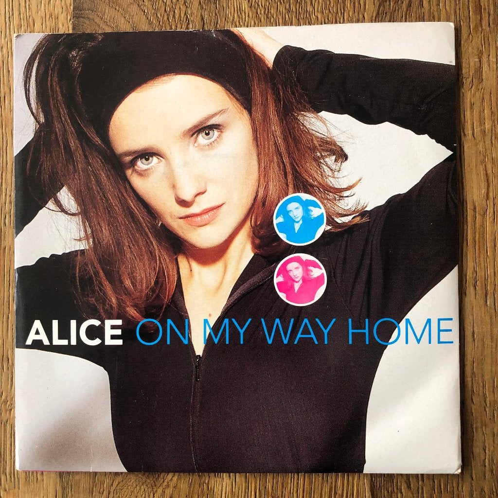 Alice On My Way Home 7" Rainfall FH 90s Theobald Jack promo, Gebruikt, 7 inch, Ophalen of Verzenden, Pop