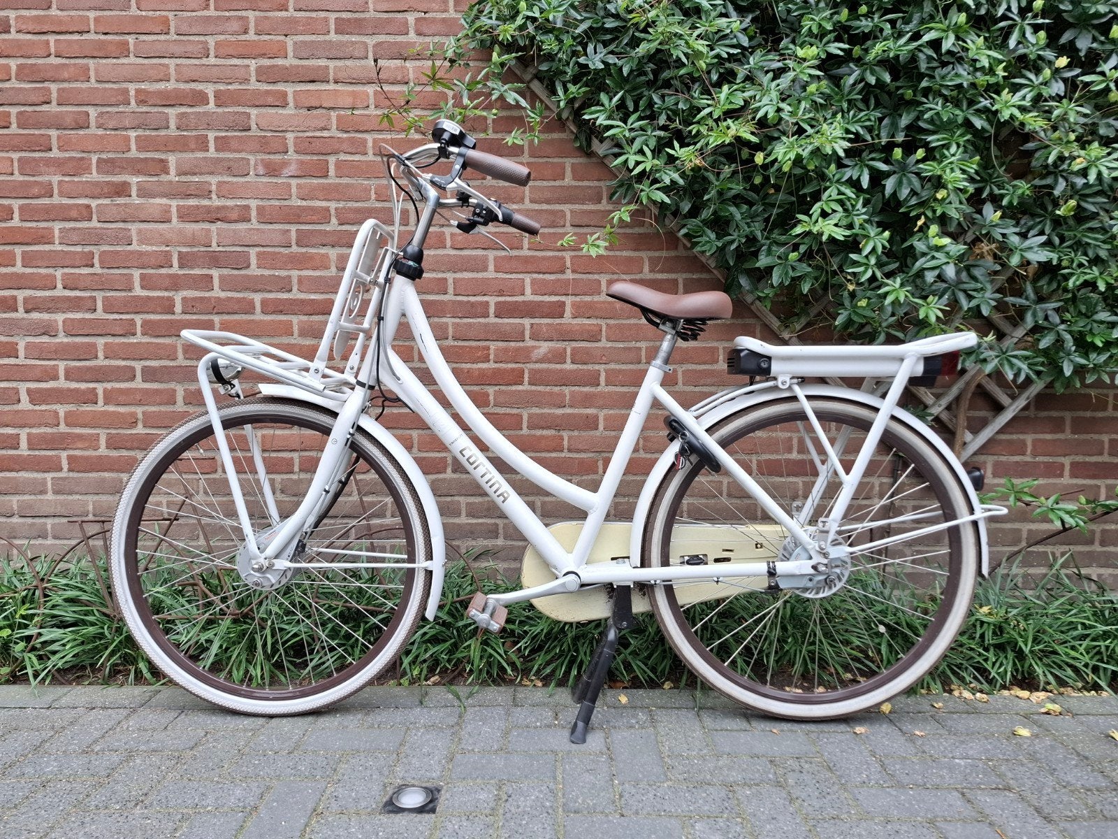 Cortina E-u4 dames 50cm wit, Gebruikt, Versnellingen, 50 tot 53 cm, Trommelrem