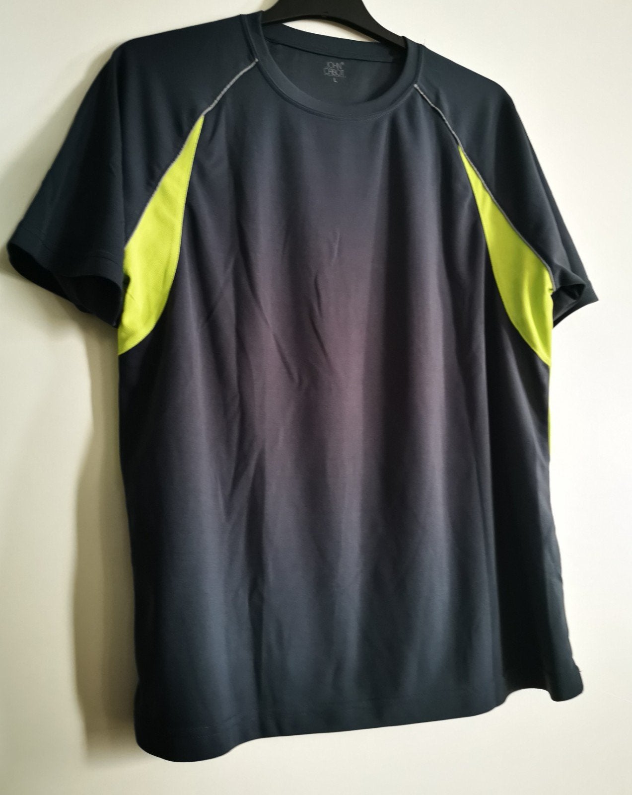 John Cabot heren t-shirt - Maat L - 100% polyester, Maat 52/54 (L), Meerkleurig, Ophalen of Verzenden, John Cabot