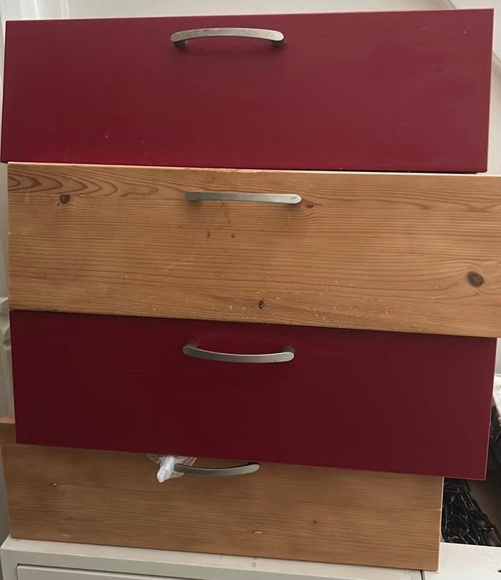 Lundia lades 30 diep met geleider, Ophalen, Zo goed als nieuw, 25 tot 50 cm, Minder dan 100 cm