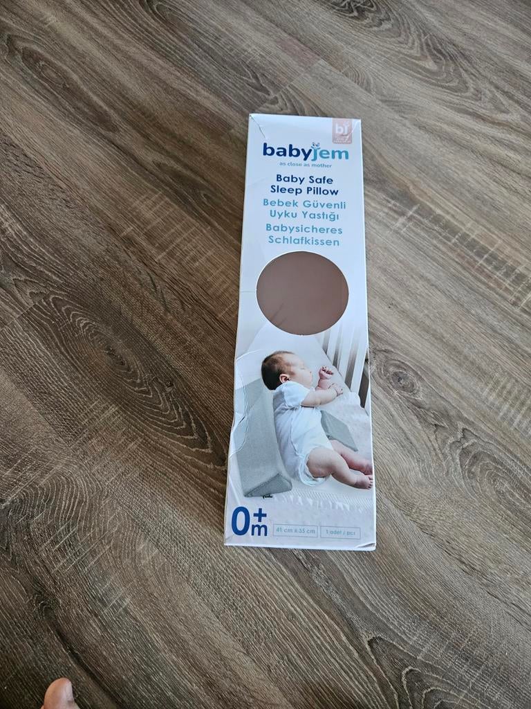 Babyjem Baby Safe Sleep Pillow Zijslaper Kussen, Kinderen en Baby's, Kinderkamer | Bedden, Nieuw, Minder dan 140 cm, Minder dan 70 cm