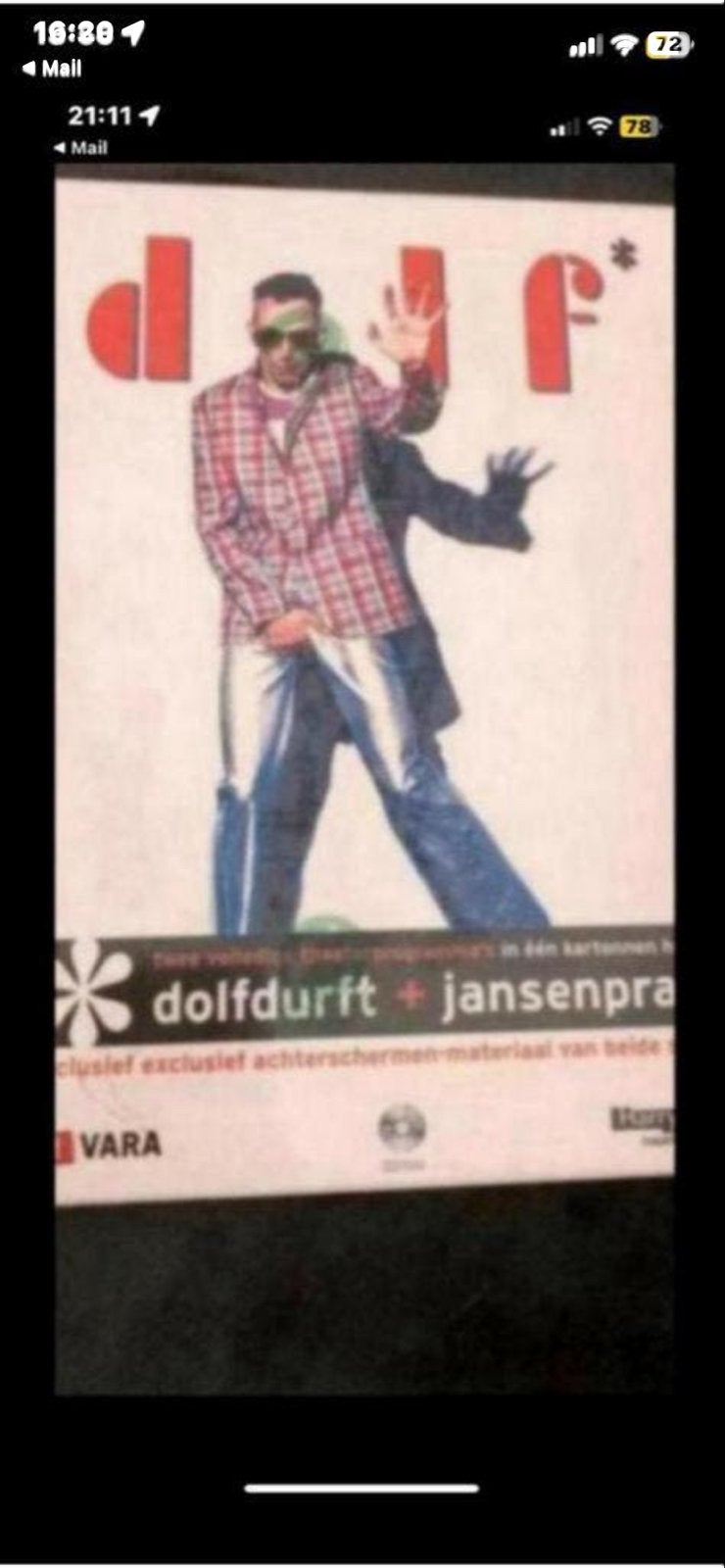 Dolf Durft + Jansenpraat - DVD, Stand-up of Theatershow, Bonusmateriaal, Alle leeftijden, Zo goed als nieuw
