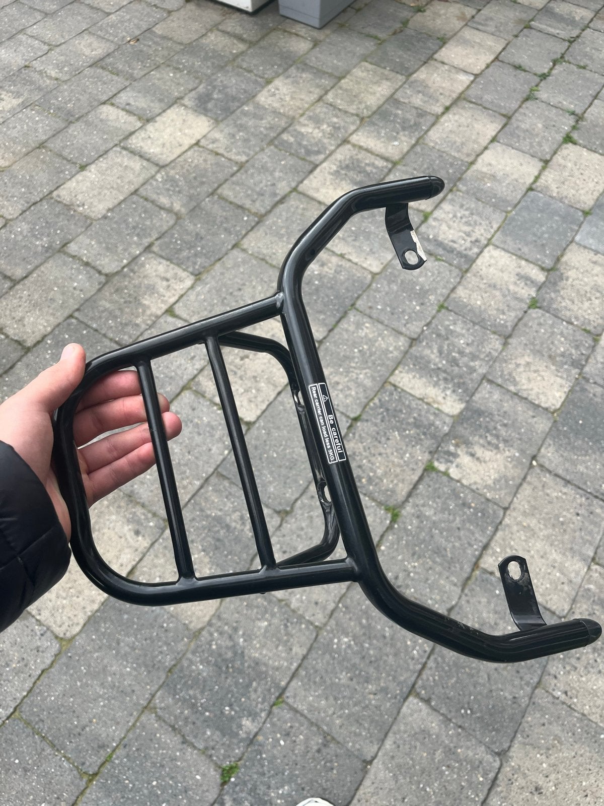 Achterrekje Rivalux - Zwart, Fietsen en Brommers, Ophalen of Verzenden, Gebruikt