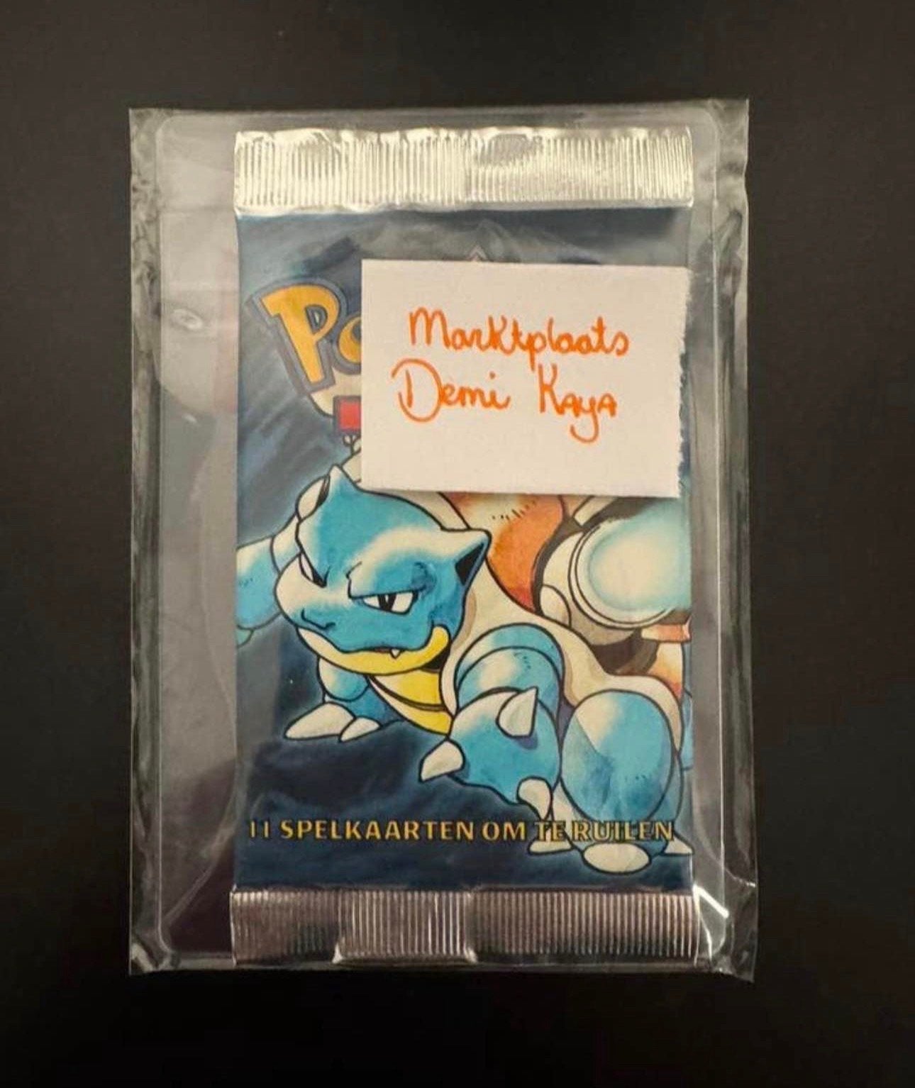 Zeldzaam 1999 Pokémon Base Set Booster Pack Blastoise NL, Ophalen, Nieuw, Booster