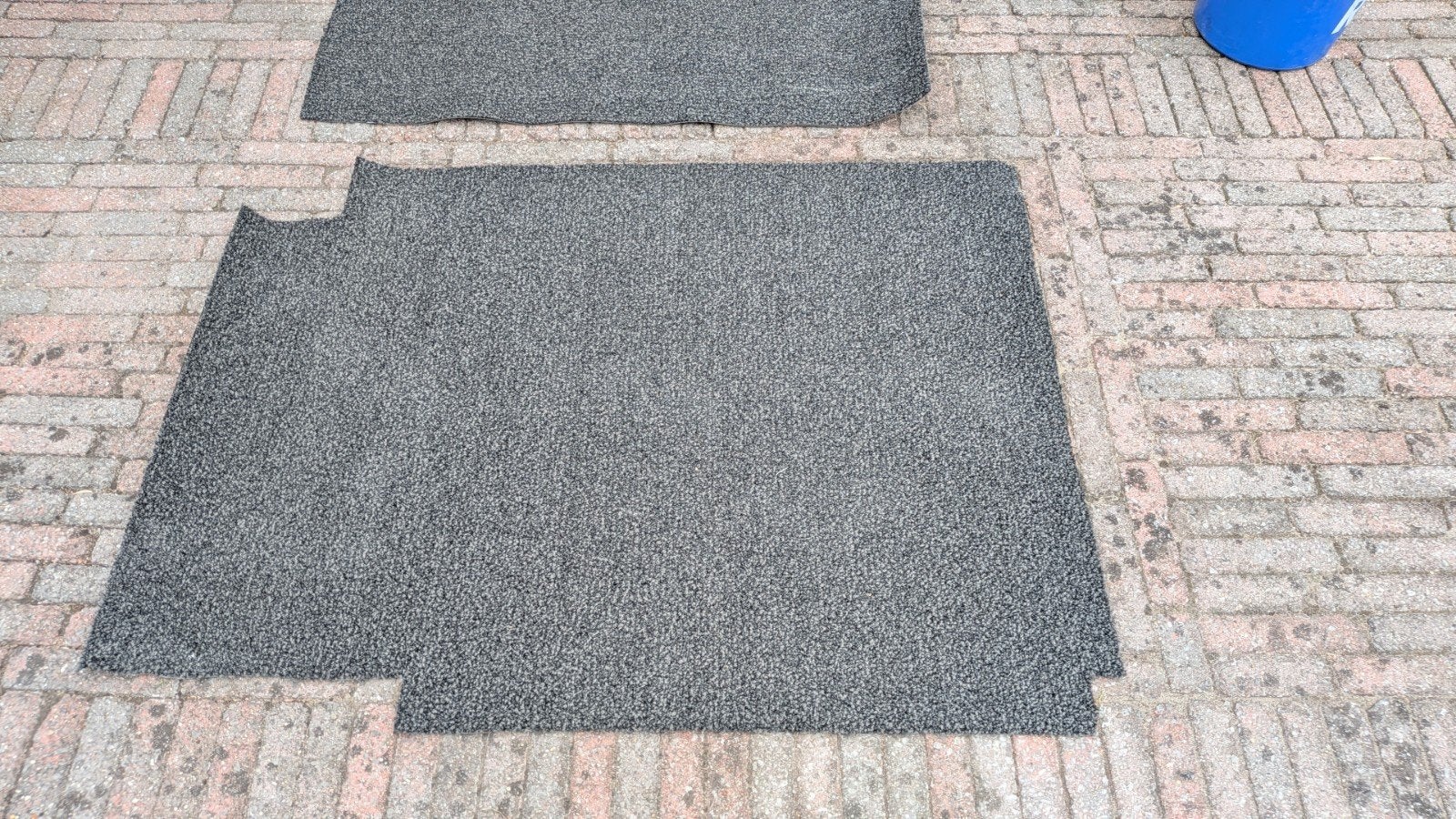 Zwart grijze deur matten (droogloop matten), Ophalen, Nieuw