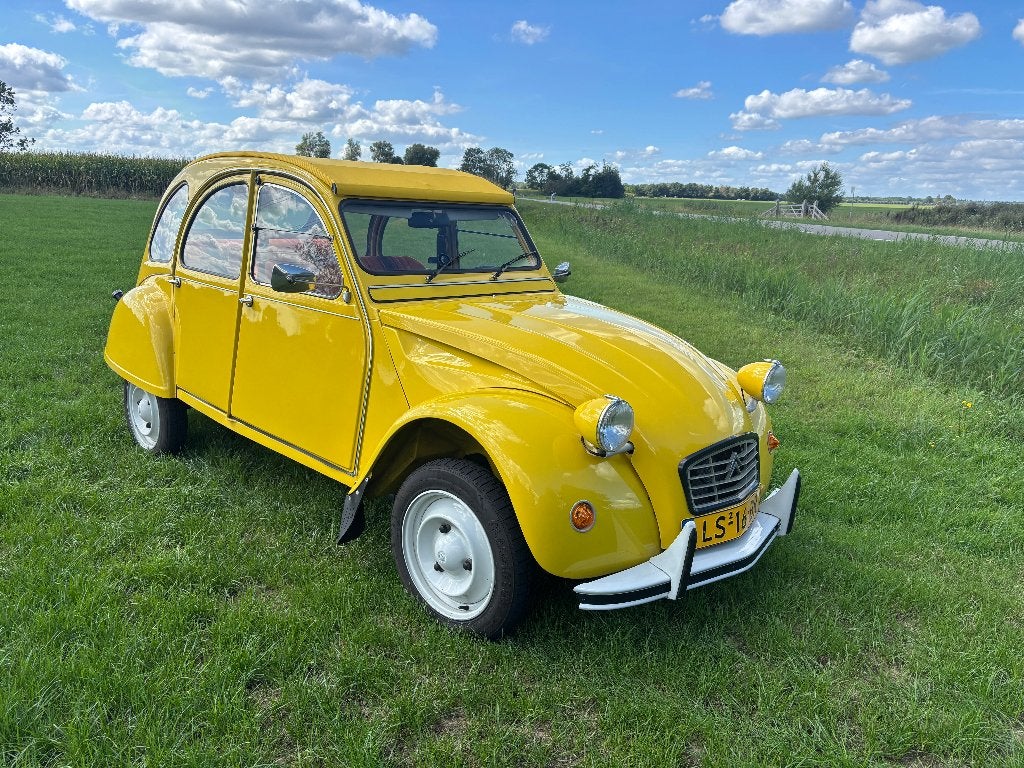 Citroën 2CV 0.6 1985 Geel, Open dak, Dealer onderhouden, 602 cc, 2CV