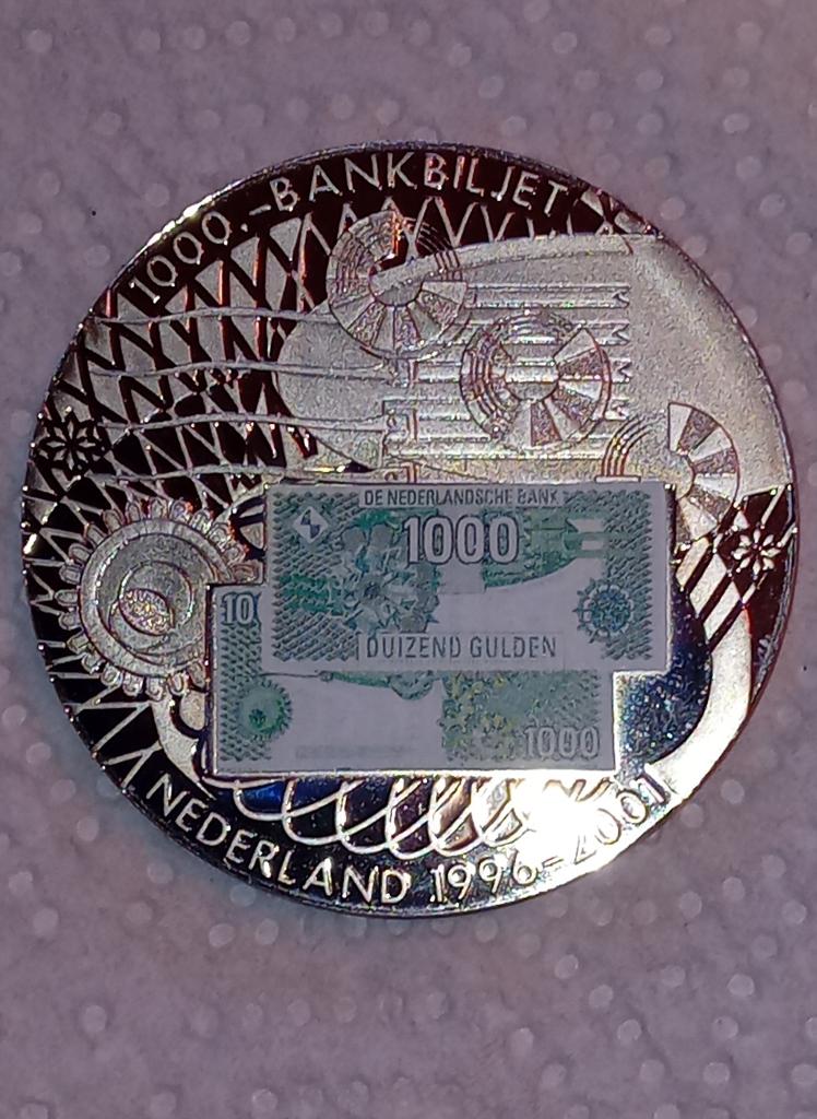 Nederland herdenkings munt, Postzegels en Munten, Munten | Nederland, Losse munt, Overige waardes, Koningin Beatrix, Zilver, Ophalen of Verzenden