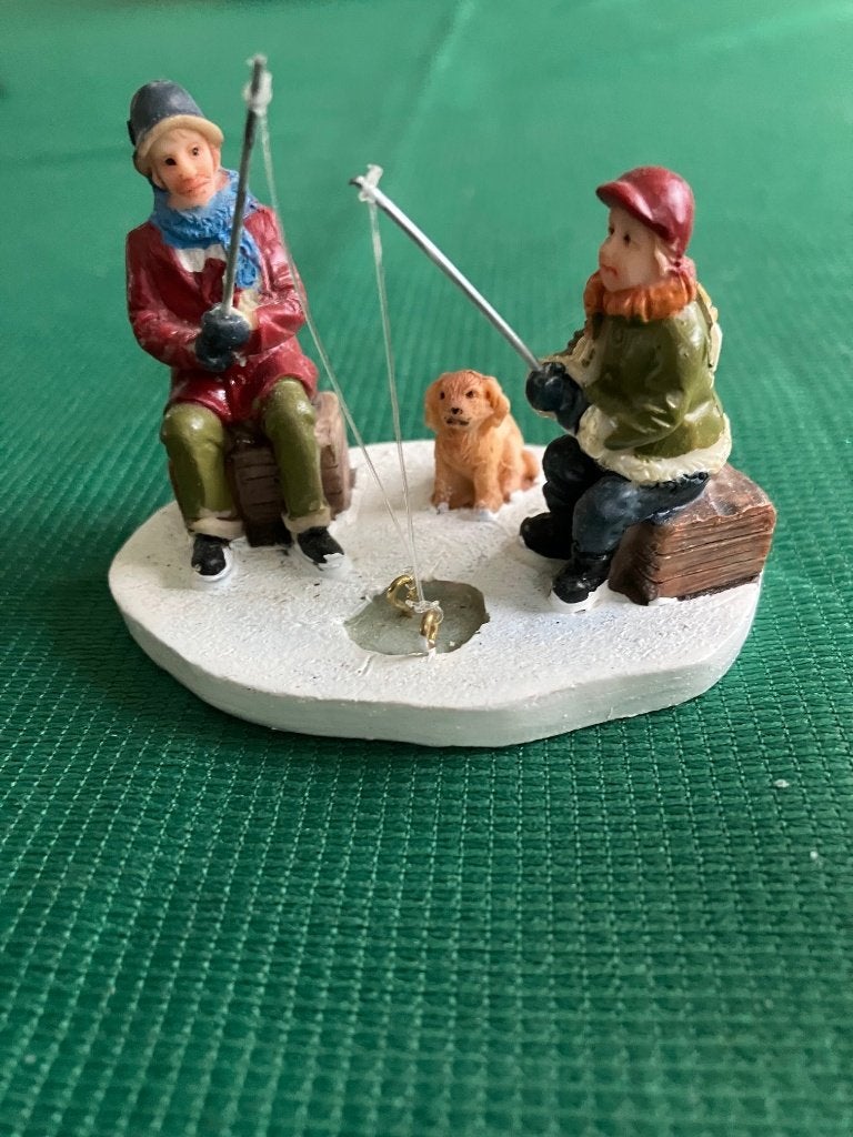 Wakvissers voor kerstdorp, Ophalen, Zo goed als nieuw