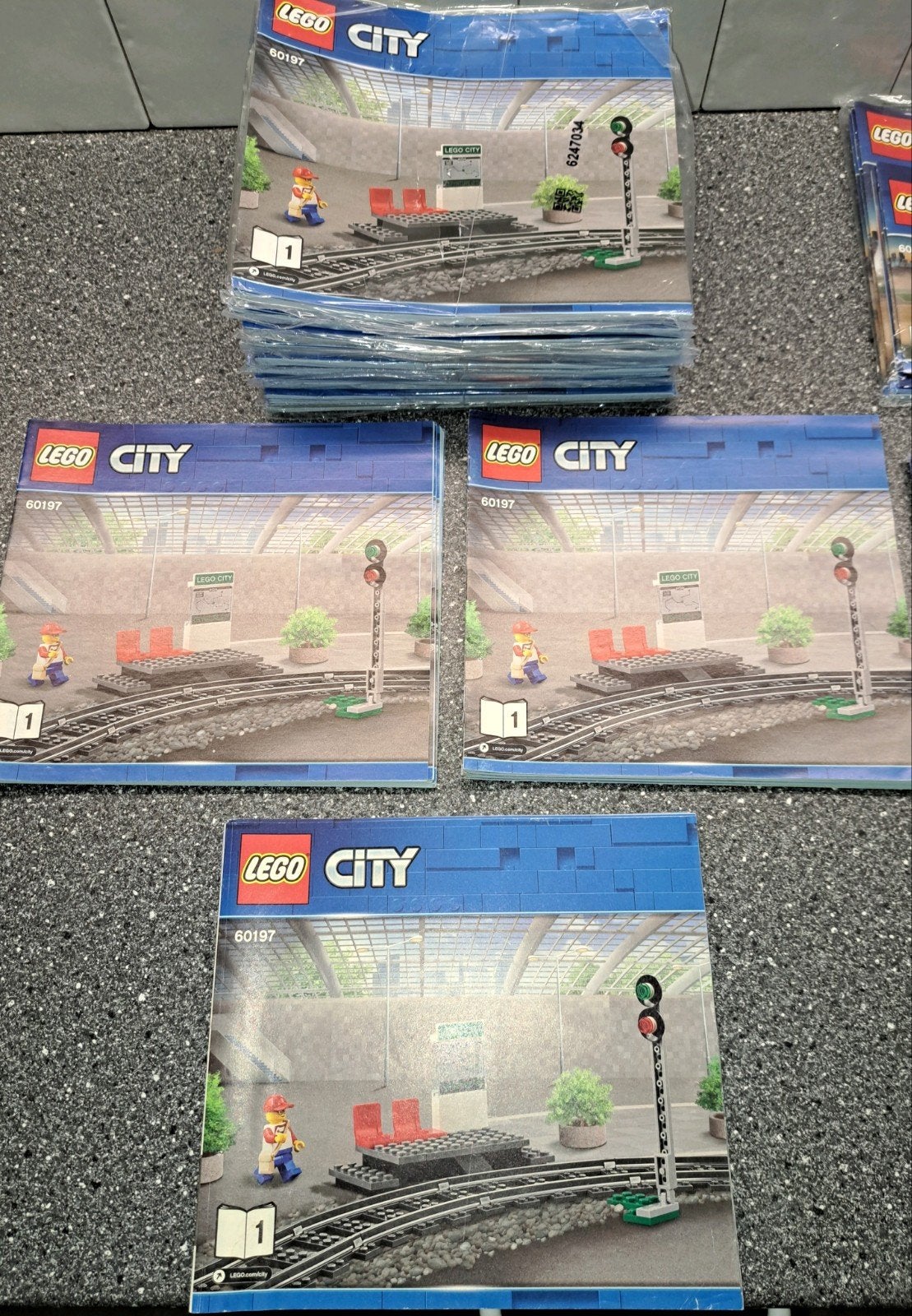 60197 lego trein boek bouwtekening medere sets, City, Lego, Nieuw, Ophalen of Verzenden