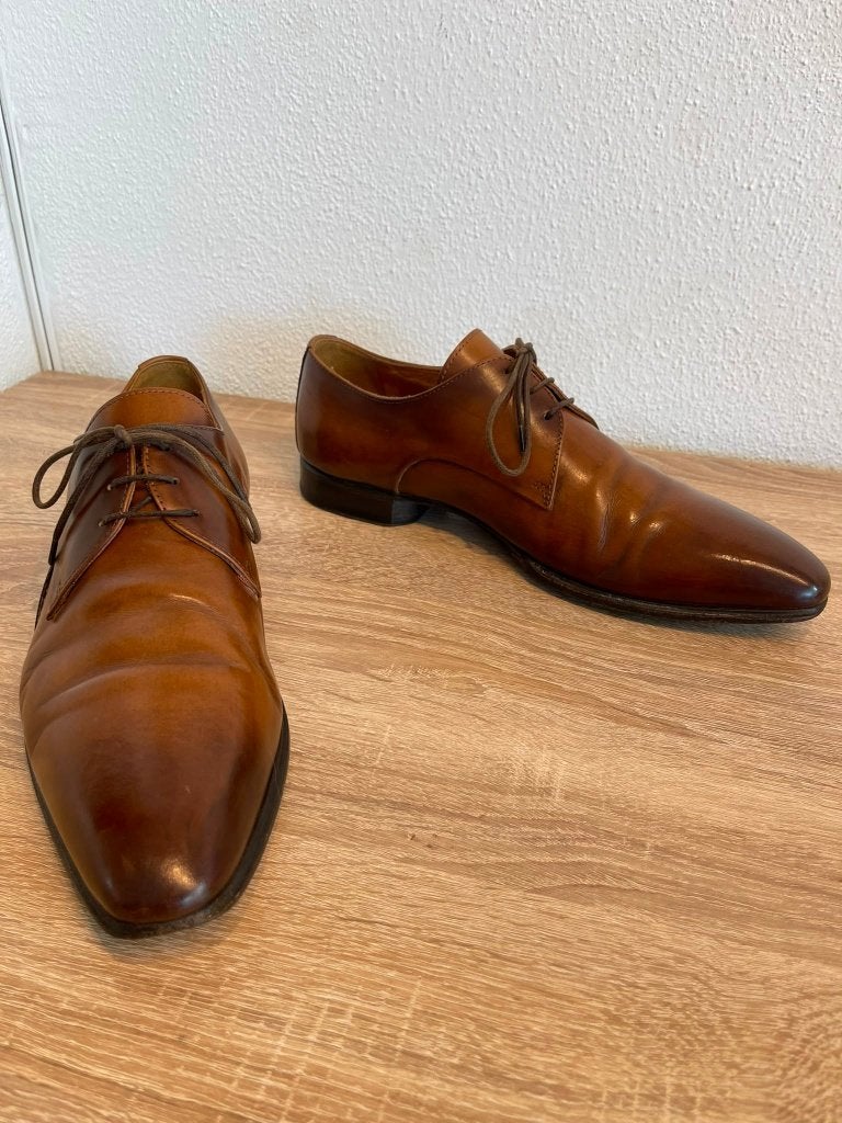 Giorgio 1958 Platinum Italiaanse Leren Heren, Mt 41, Cognac, Giorgio, Bruin, Giorgio, Ophalen of Verzenden