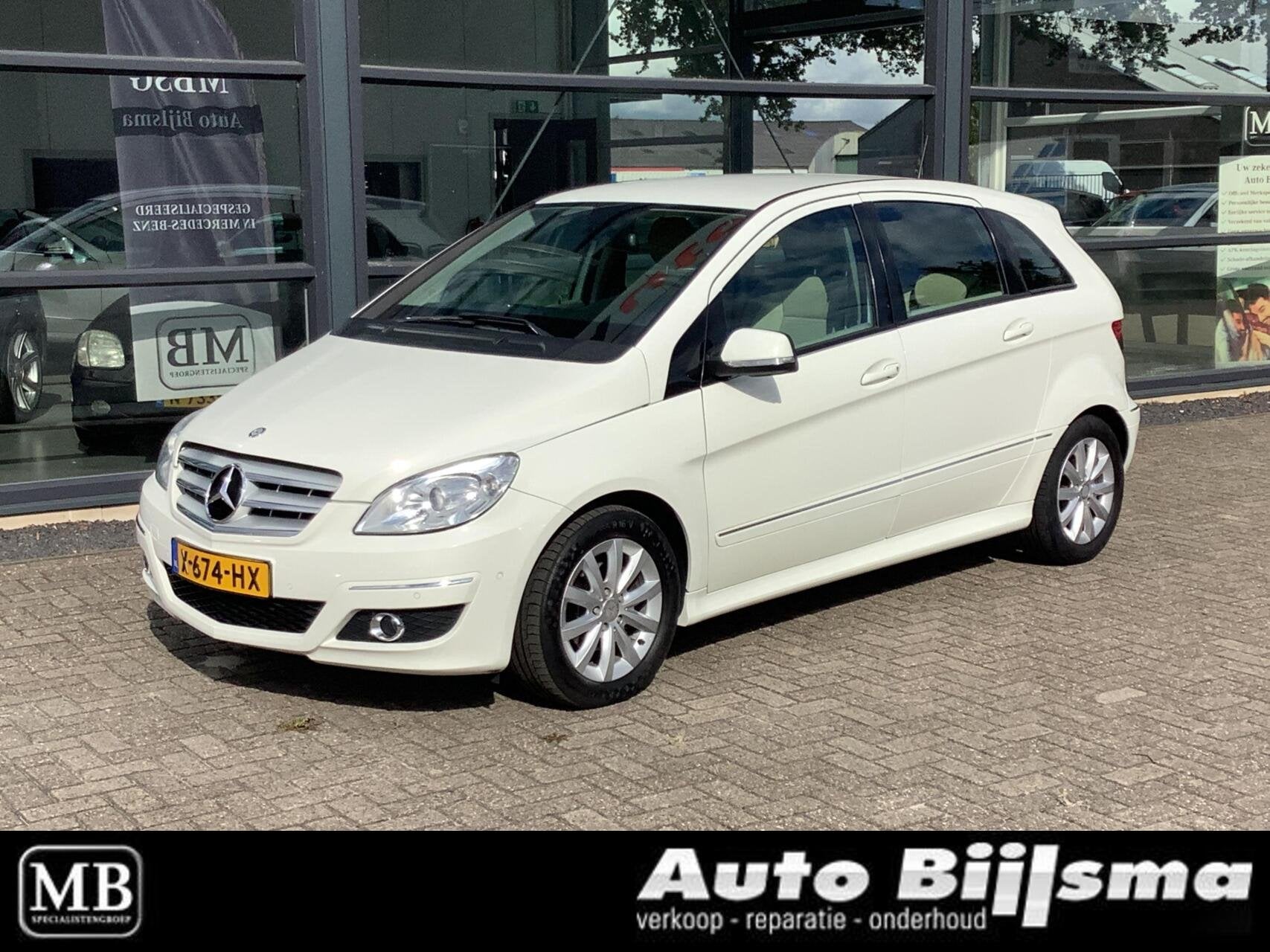 Mercedes B-klasse 170 Automaat, cruise, parkeersensoren, tre, Auto's, Gebruikt, 4 cilinders, 116 pk, Wit