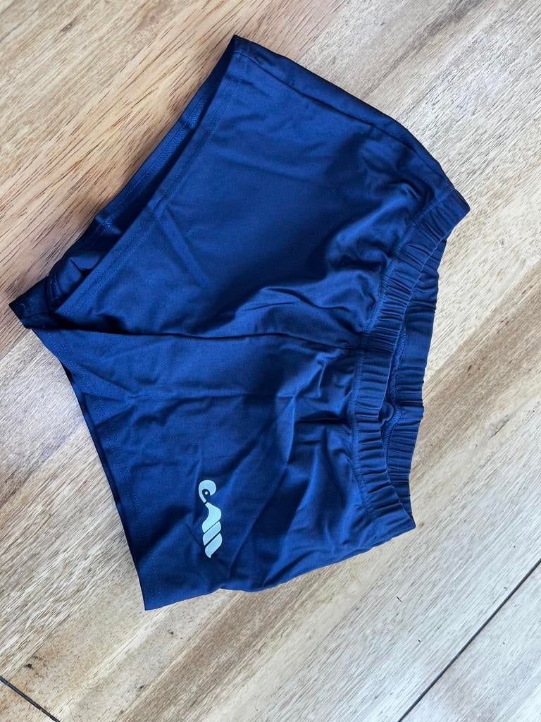 Jongens turnbroekje Moreau maat 14A, Kindermaat 146 t/m 176, Ophalen of Verzenden, Blauw, Turnbroekje