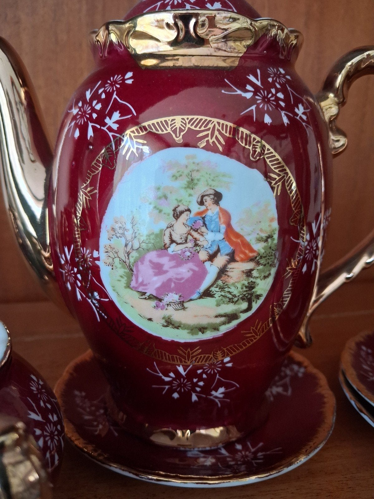 Vintage/Bordeaux Rood/Bavaria, Ophalen of Verzenden