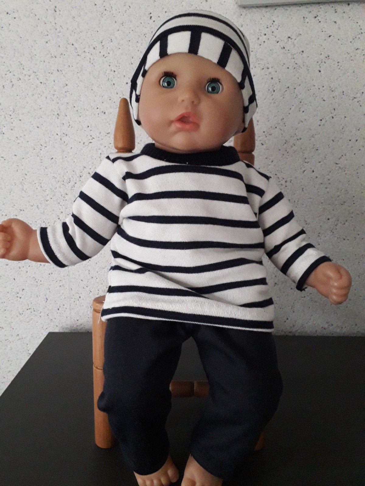 Poppenkleertjes babypop 36 cm, Ophalen of Verzenden, Nieuw, Babypop