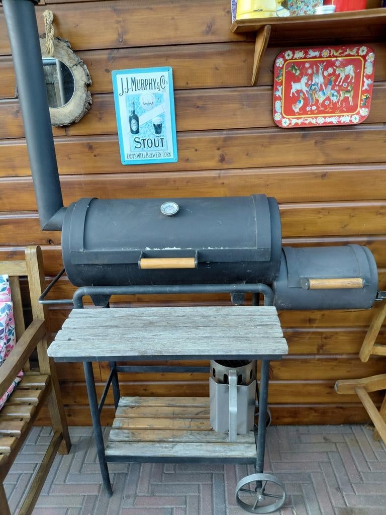 RVS Rookoven BBQ - Perfect voor roken en grillen, Ophalen, Gebruikt, Onbekend