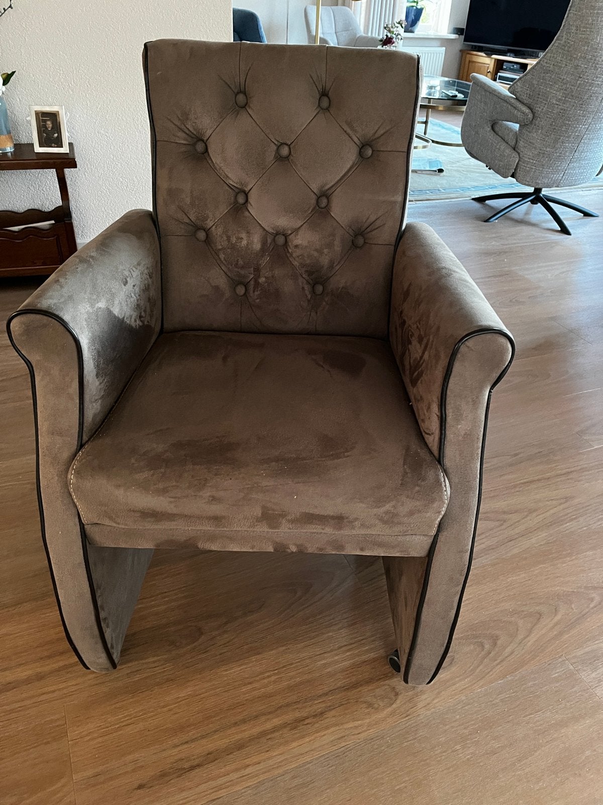Fauteuils (4 stuks), Huis en Inrichting, Ophalen, 75 tot 100 cm, Zo goed als nieuw, Stof