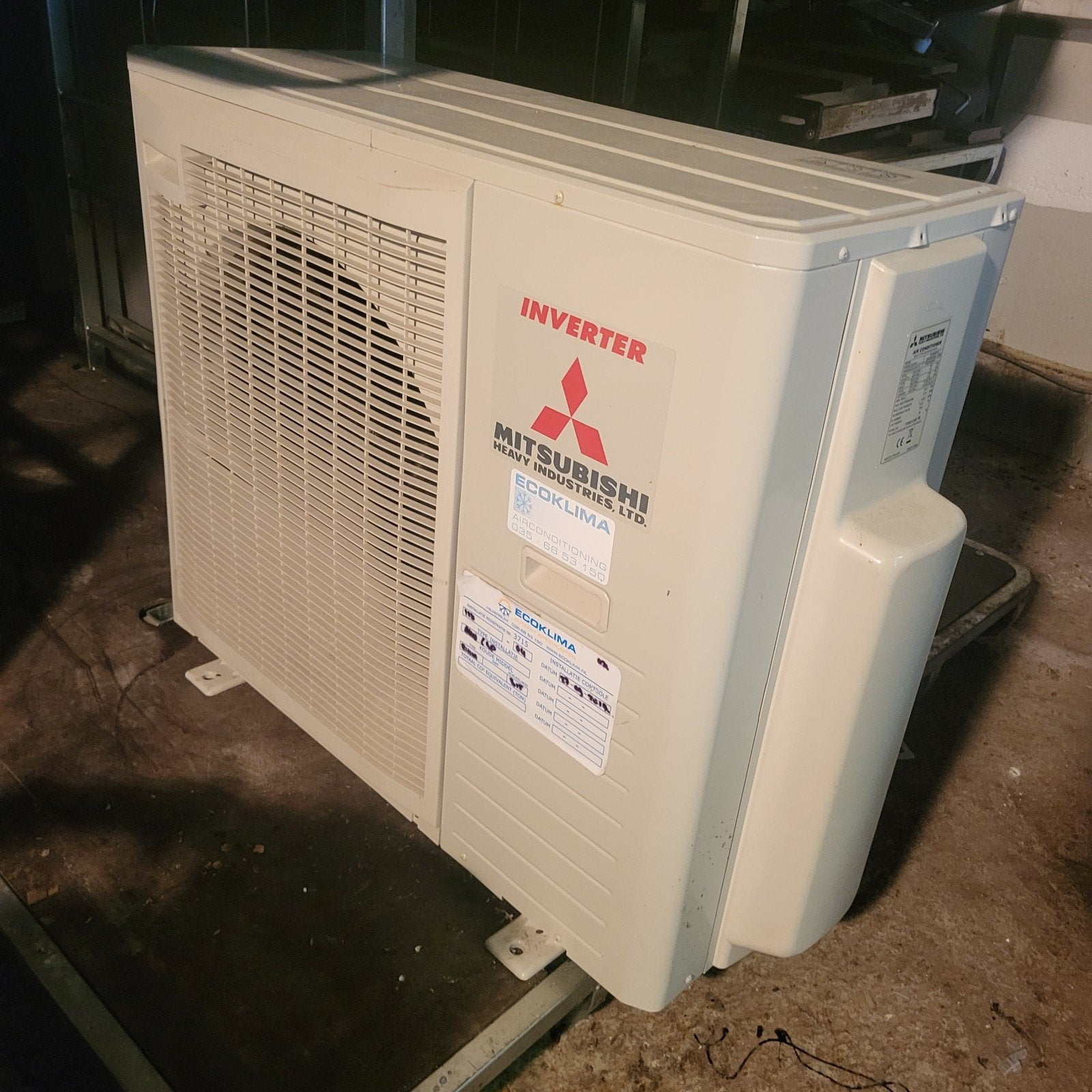 Mitsubishi Heavy Industries SCM80ZG-S Buitenunit Airco, Witgoed en Apparatuur, Ophalen, 3 snelheden of meer, Energieklasse A of zuiniger