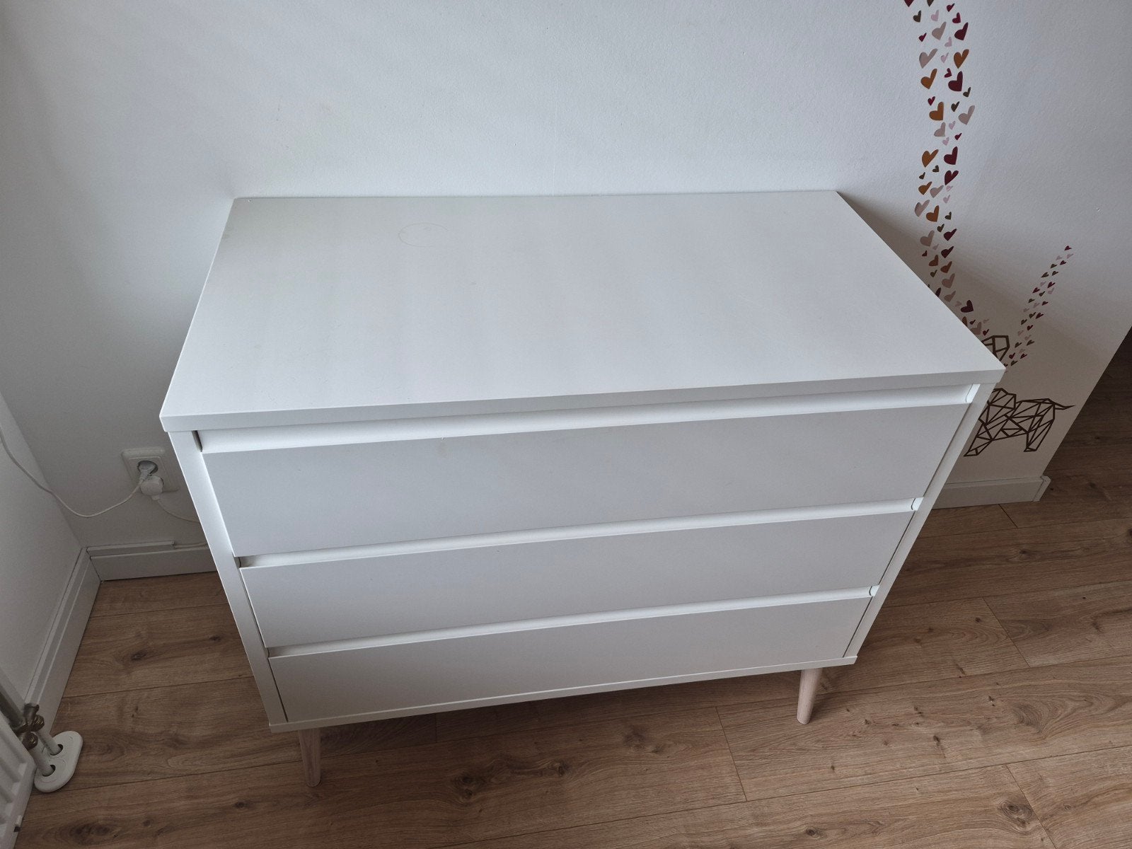 Europe Baby Sterre Commode - Wit/Naturel (105x55x90 cm), Kinderen en Baby's, Ophalen, 50 tot 70 cm, 90 tot 105 cm, 100 cm of meer