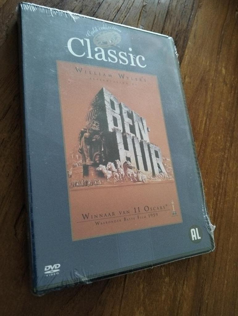 SEALED dvd Ben Hur NLO, Alle leeftijden, Ophalen of Verzenden, 1940 tot 1960, Actie en Avontuur