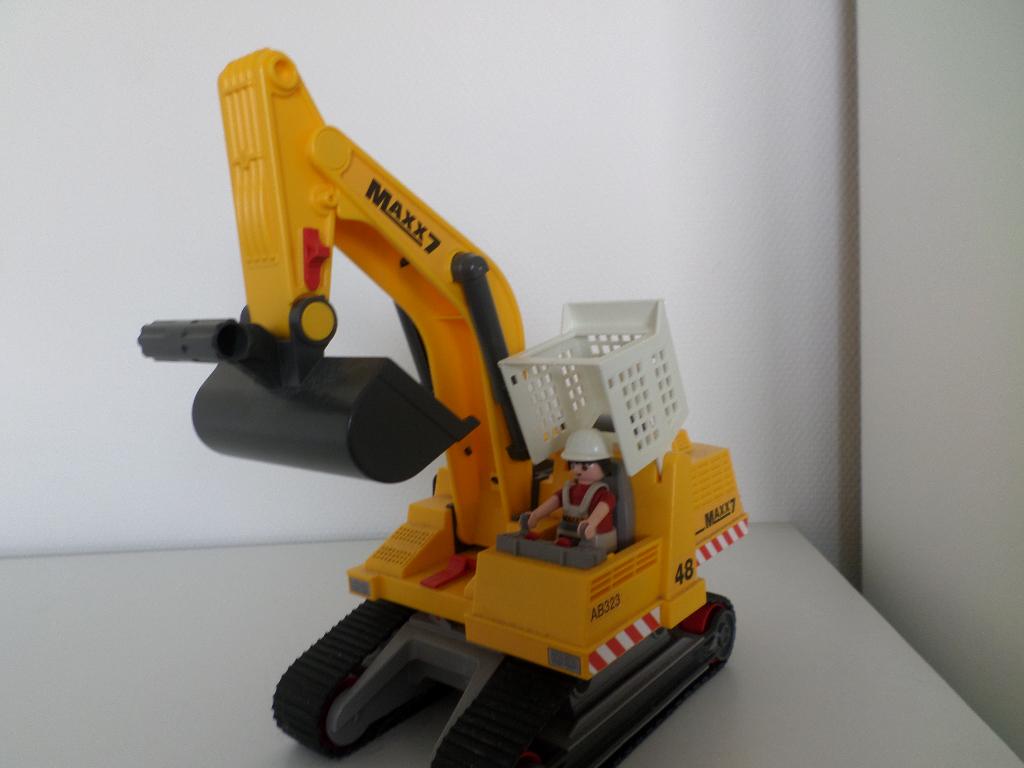 Playmobil mega graafmachine 4039, Ophalen, Zo goed als nieuw, Complete set