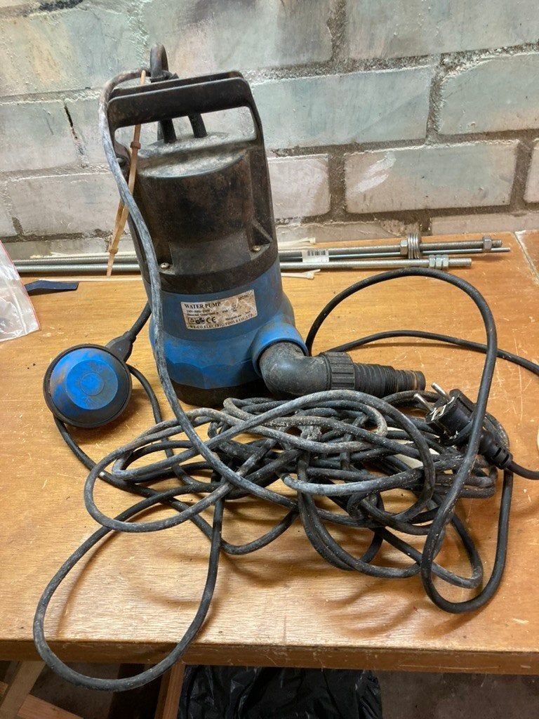 Waterpomp dompelpomp met niveau schakelaar vuilwaterpomp, Tuin en Terras, Waterpompen, Ophalen, Gebruikt, Elektrisch, Dompelpomp