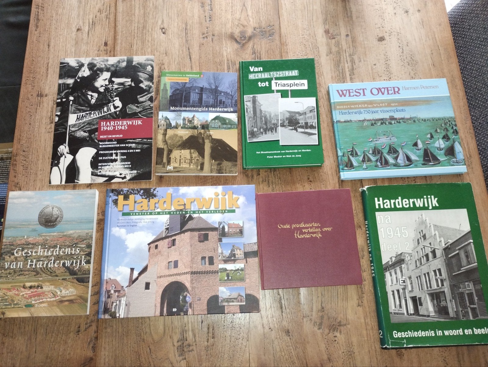 Serie interessante boeken over Harderwijk, Boeken, Ophalen of Verzenden, 20e eeuw of later, Gelezen, Diverse auteurs