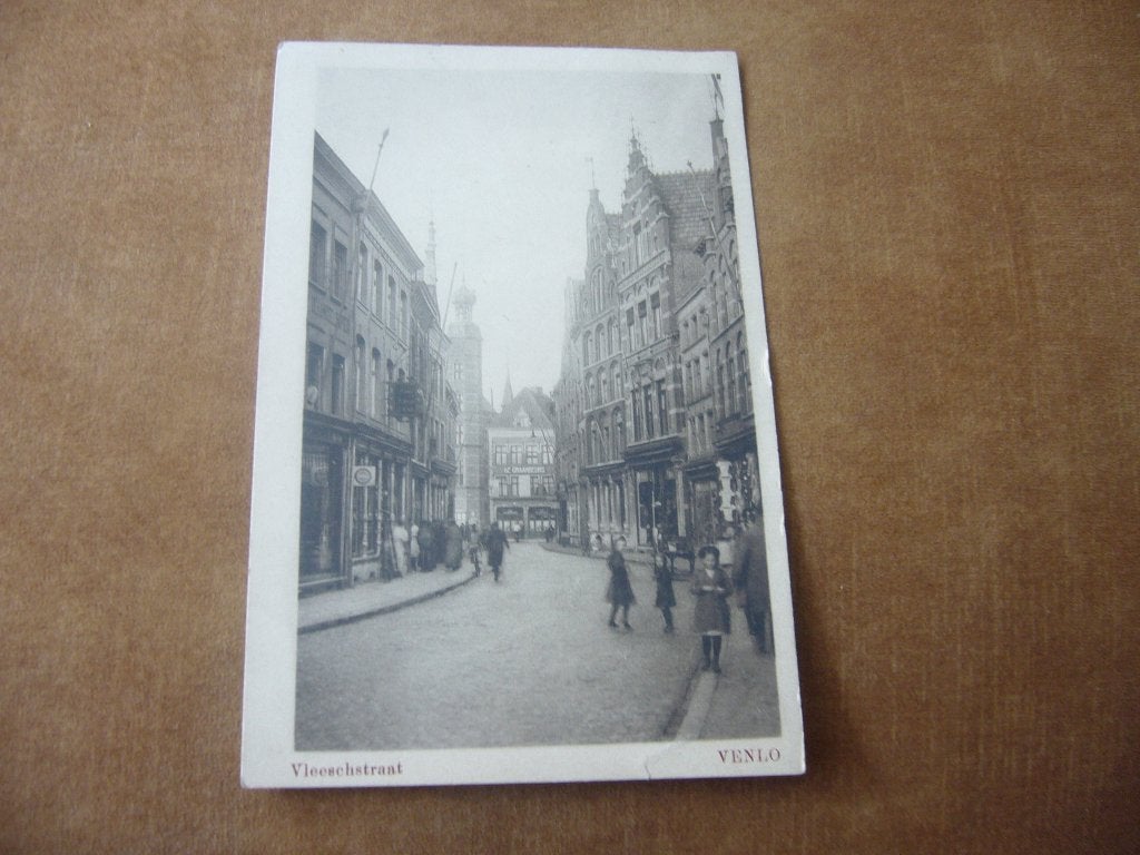 VENLO  =  VLEESCHSTRAAT   BRIEFKAART  1920, Ophalen of Verzenden, Voor 1920, Gelopen, Limburg