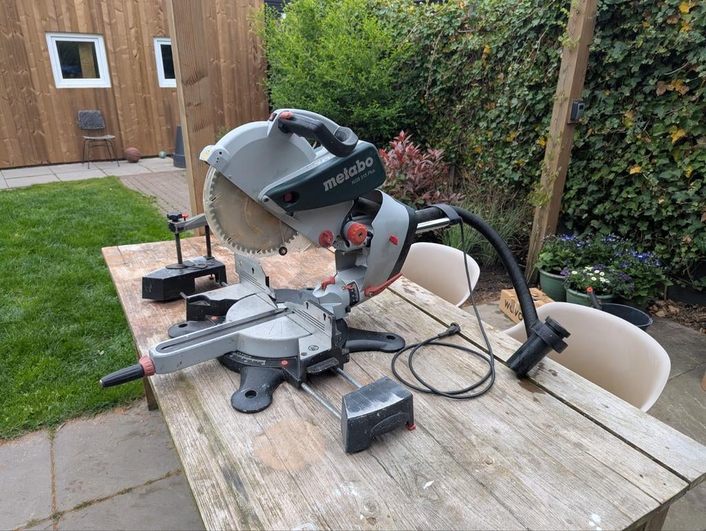 Metabo KGS 315 Plus Afkortzaag - Krachtig en Nauwkeurig, Doe-het-zelf en Verbouw, Gereedschap | Zaagmachines, Ophalen, 1200 watt of meer