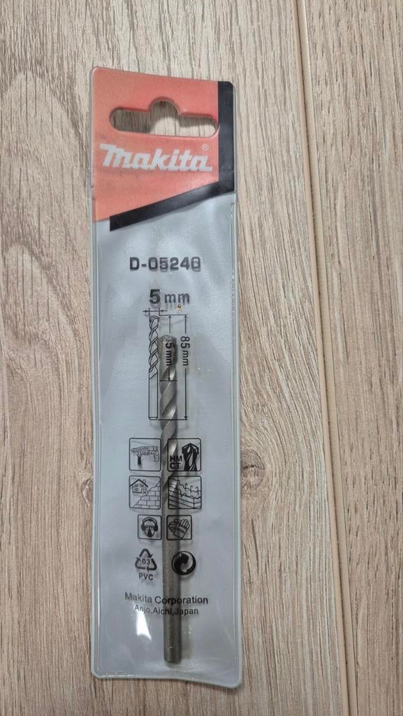Makita D-05240 Boor 5mm x 85mm, Ophalen of Verzenden, Nieuw, Overige typen