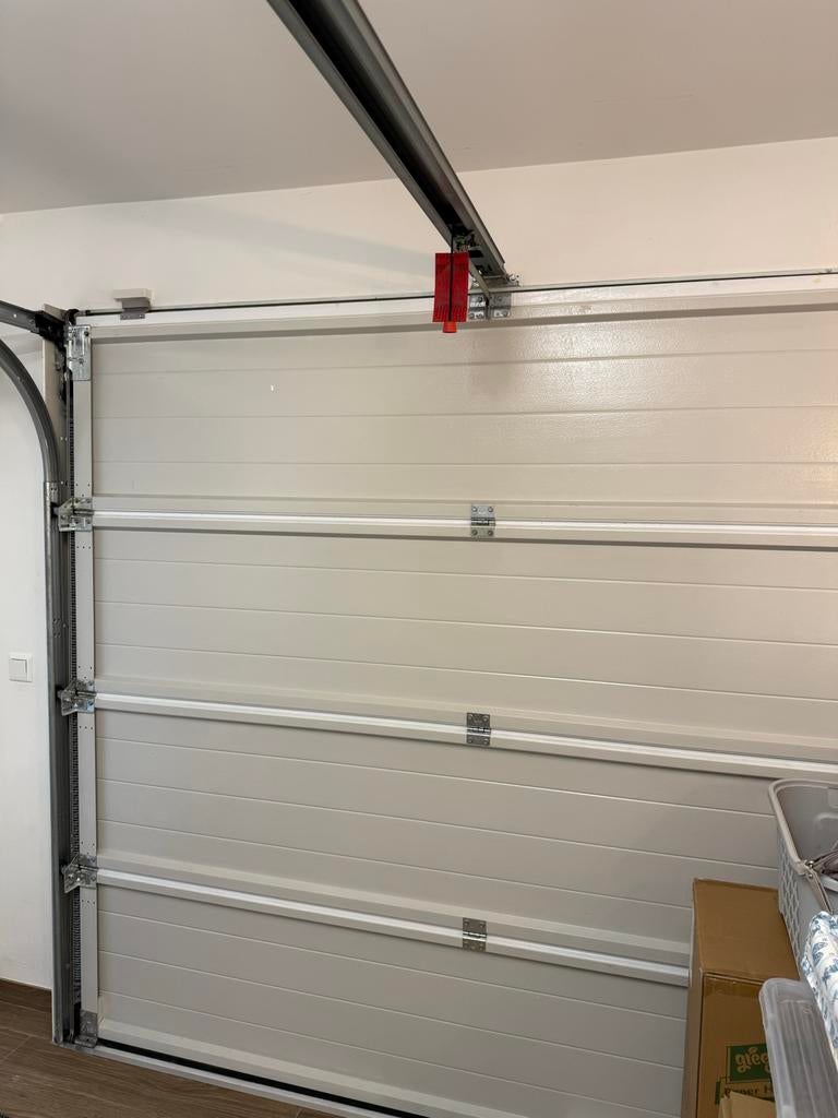 Hormann Elektrische Garagedeur -  zelf demonteren, Doe-het-zelf en Verbouw, Deuren en Horren, 100 tot 120 cm, 215 cm of meer, Garagedeur