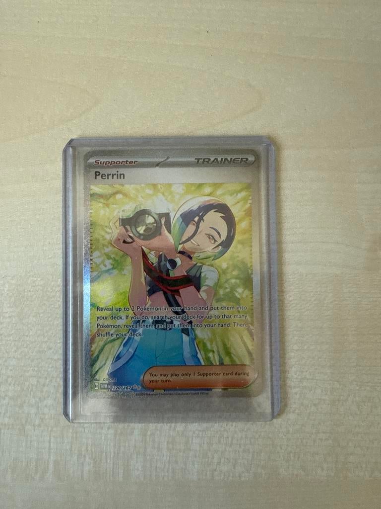 Perrin Supporter Trainer Kaart - Pokémon TCG, Hobby en Vrije tijd, Verzamelkaartspellen | Pokémon, Ophalen of Verzenden, Zo goed als nieuw