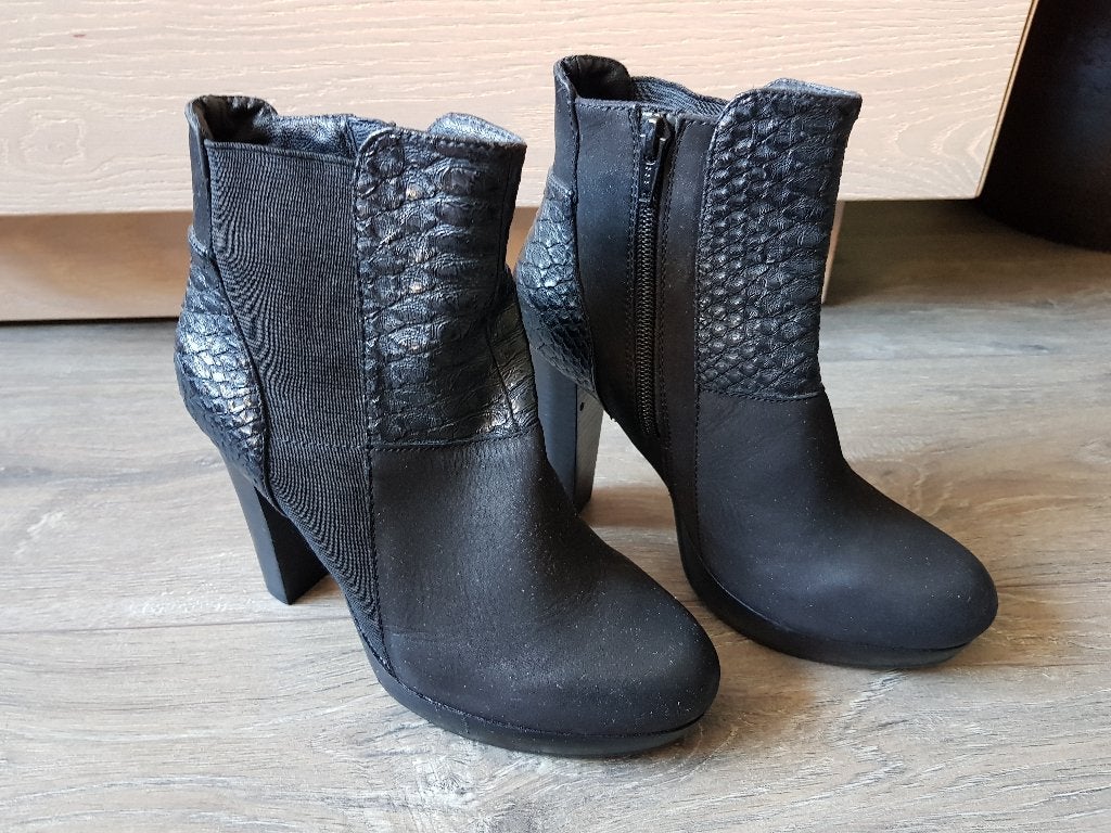 Leren laarzen voor dames -- vallen als maat 36 -- SPM boots, Kleding | Dames, Schoenen, SPM boots, Zwart, Lage of Enkellaarzen