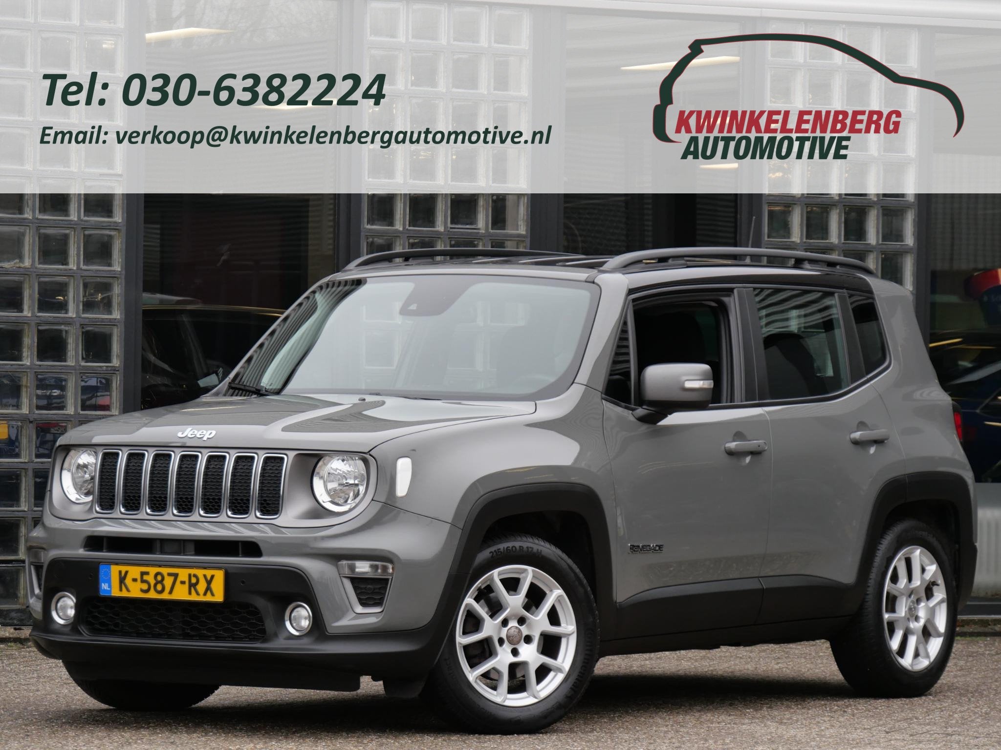 Jeep Renegade 1.3T LIMITED/ AFN. TREKHAAK/ CARPLAY/ PDC V+A/, Auto's, Jeep, Stof, Gebruikt, 4 cilinders, 150 pk