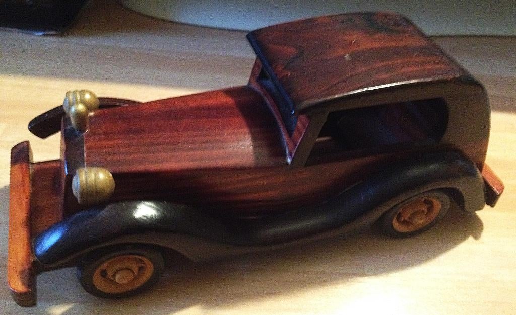 Houten Model Auto T-Ford, Gebruikt, Auto, Groter dan 1:32, Ophalen
