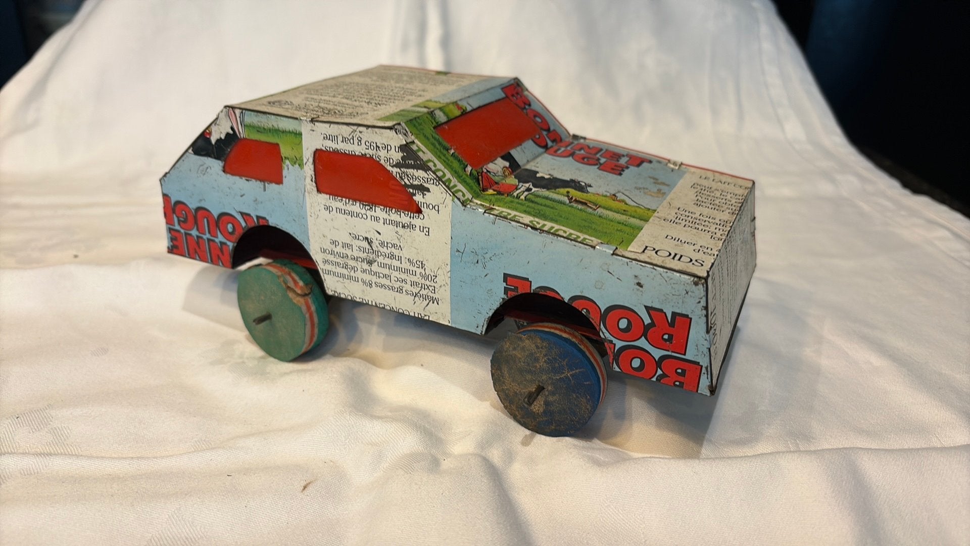 Afrikaanse récup-art speelgoed auto, Ophalen of Verzenden