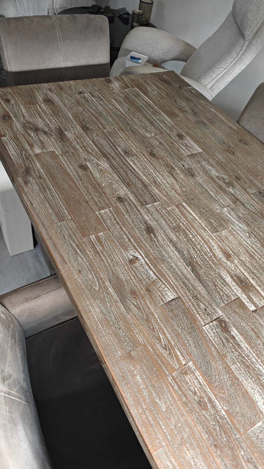 Elegante Mangohouten Eettafel - 140x85cm, Ophalen, Rechthoekig, 100 tot 150 cm, 50 tot 100 cm