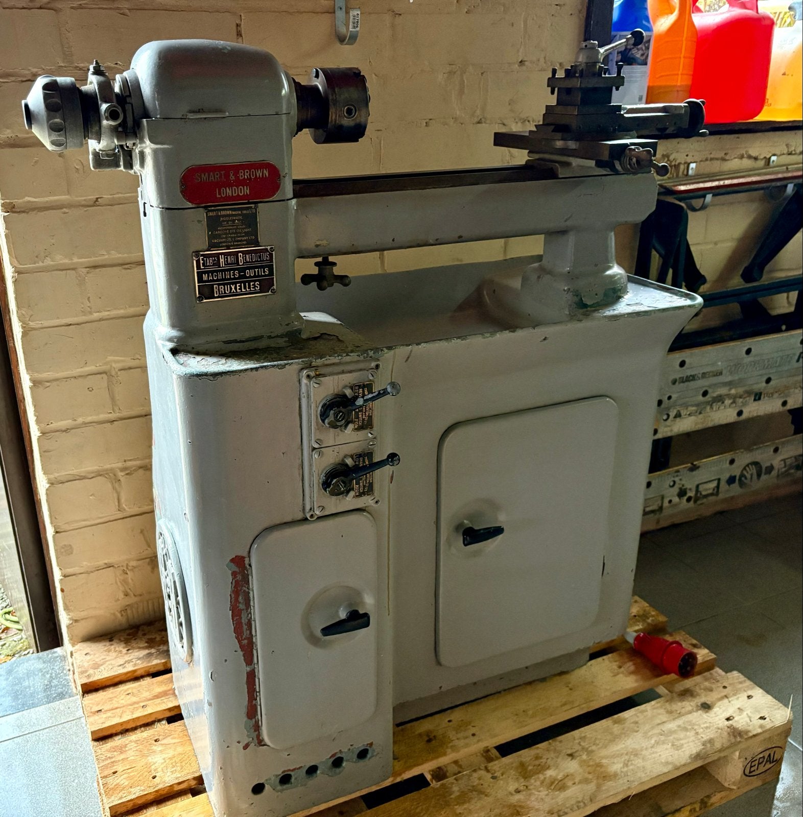 Vintage Smart & Brown Model Lathe Draaibank, Doe-het-zelf en Verbouw, Ophalen, Gebruikt, Metaaldraaibank
