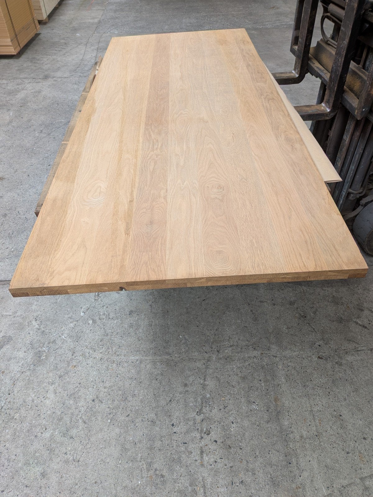 Eikenhouten verlijmd paneel100x245 cm - Nieuw, Ophalen, Eiken, Nieuw, 200 tot 250 cm