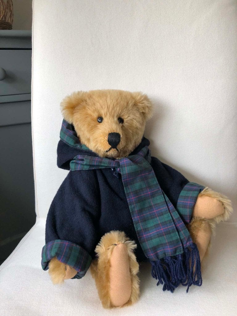 Sunny Bears artist Anne-Marie van Gelder mohair beer, Ophalen, Zo goed als nieuw, Stoffen beer, Overige merken
