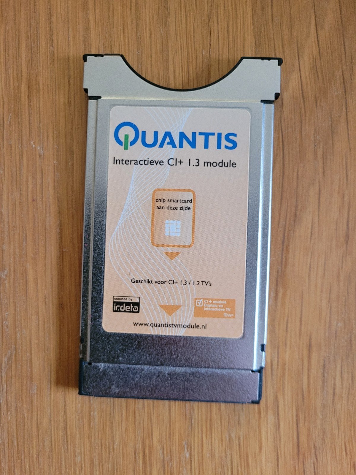 Quantis Interactieve CI+ 1.3 module Irdeto DVB CI & CI Plus, Ophalen, Zo goed als nieuw, Decoder