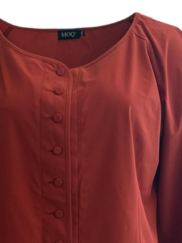 Moq vest XL, Verzenden, Maat 46/48 (XL) of groter, Zo goed als nieuw, Rood