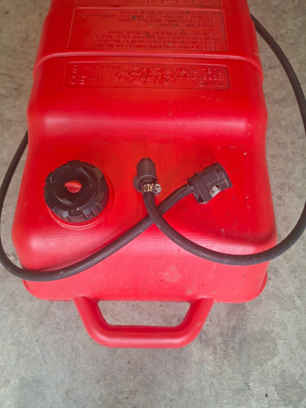 30 Liter Externe Brandstoftank met Slang, Ophalen of Verzenden