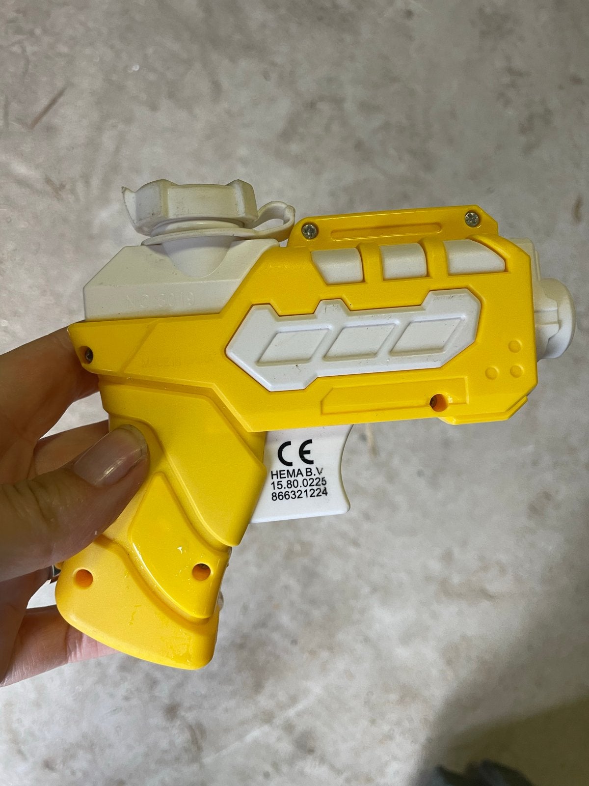 Hema Waterpistool Geel - Zo goed als nieuw, Kinderen en Baby's, Ophalen of Verzenden, Zo goed als nieuw, Jongen of Meisje