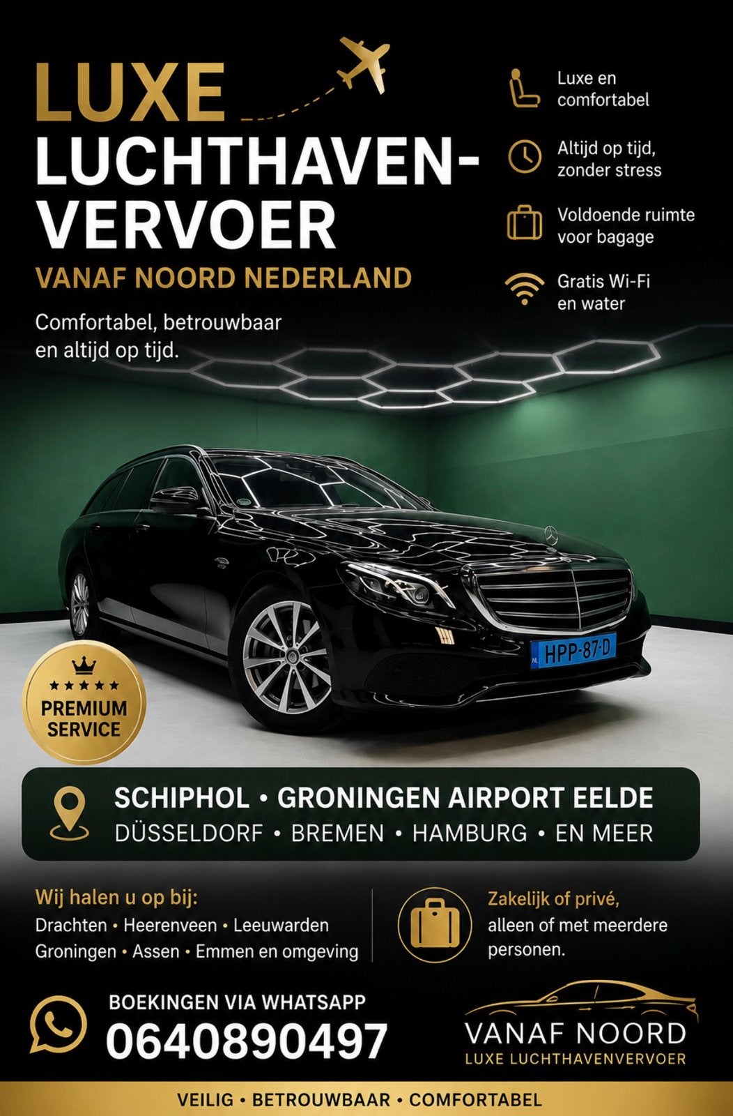Luchthavenvervoer taxi noord nederland, Koeriersdiensten
