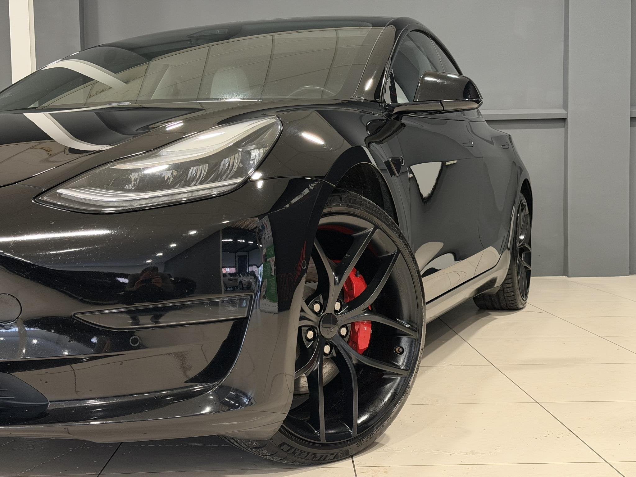 Tesla Model 3 Performance AWD 75 kWh | Performance | SOH 81,, Auto's, Automaat, Stof, 462 pk, Zwart